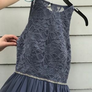 Dillons City Triangle High Low Halter Dress